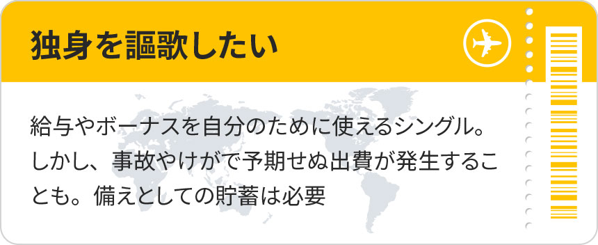 独身を謳歌したい